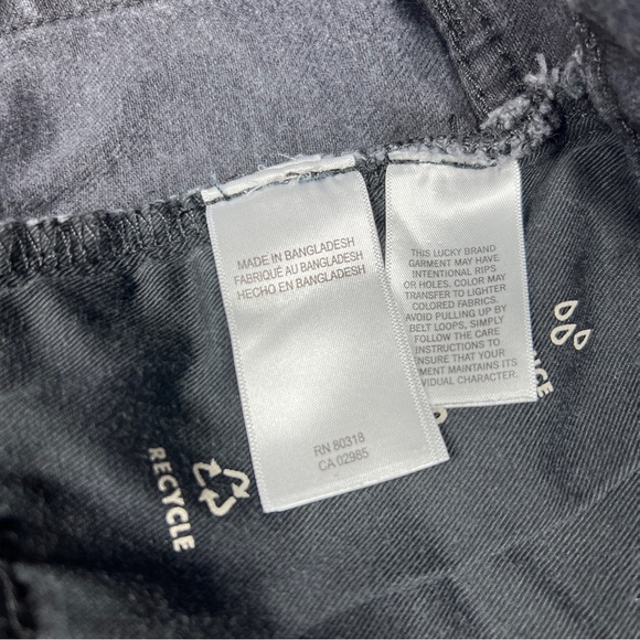 Lucky Brand Women’s Black Straight Leg Jeans Size 34 - Picture 5 of 10